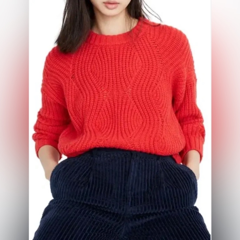Madewell Everett Ribbed Cropped Sweater